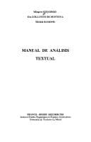 Tapa de Manual de análisis textual