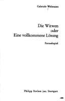 Tapa de Die Witwen