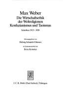 Tapa de Die Wirtschaftsethik der Weltreligionen Konfuzianismus und Taoismus