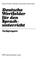 Tapa de Deutsche Wortfelder für den Sprachunterricht