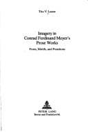 Tapa de Imagery in Conrad Ferdinand Meyer's prose works