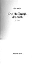 Tapa de Die Hoffnung, dennoch
