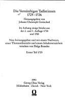 Tapa de Die Vernünftigen Tadlerinnen