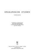 Tapa de Epigraphische Studien 11