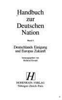 Tapa de Handbuch zur Deutschen Nation