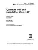 Tapa de Quantum well and superlattice physics IV
