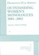 Tapa de Outstanding women's monologues 2001-2002