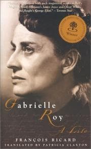 Tapa de Gabrielle Roy