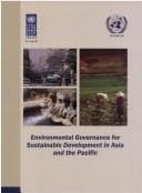 Tapa de Environmental governance for sustainable development in Asia and the Pacific