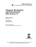Tapa de Chemical, Biochemical and Environmental Fiber Sensors VI