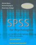 Tapa de SPSS for psychologists