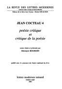 Tapa de Poésie critique et critique de la poésie