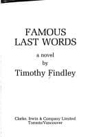 Tapa de Famous last words