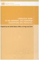 Tapa de Legislative guide to the universal anti-terrorism conventions and protocols