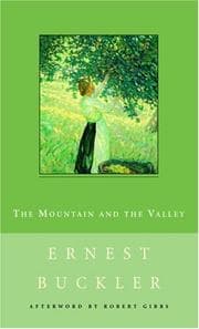 Tapa de The Mountain and the Valley (New Canadian Library)