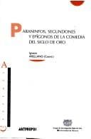 Tapa de Paraninfos, segundones y epígonos de la comedia del Siglo de Oro