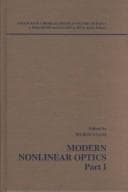 Tapa de Modern nonlinear optics