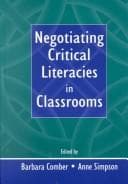 Tapa de Negotiating critical literacies in classrooms