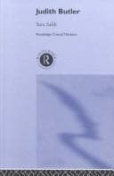 Tapa de Judith Butler