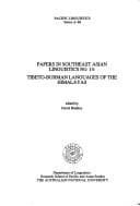 Tapa de Tibeto-Burman languages of the Himalayas