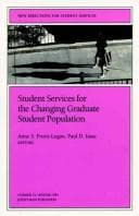 Tapa de Student services for the changing graduate student population
