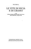 Tapa de Le vite di Nicia e di Crasso