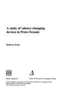 Tapa de A study of valency-changing devices in Proto Oceanic