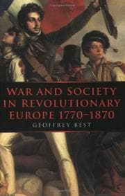 Tapa de War and Society in Revolutionary Europe, 1770-1870