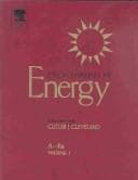 Tapa de Encyclopedia of Energy. Volume 1. A-Ea
