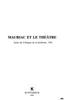 Tapa de Mauriac et le théâtre