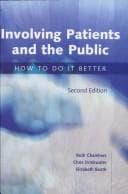 Tapa de Involving patients and the public