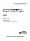 Tapa de Enabling technologies and design of nonlethal weapons