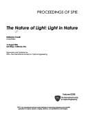 Tapa de The nature of light