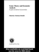 Tapa de Game theory and economic analysis