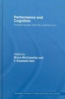 Tapa de Performance and cognition