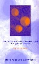 Tapa de Supervising the counsellor