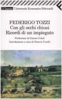Tapa de Con gli occhi chiusi ; Ricordi di un impiegato