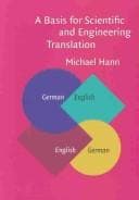 Tapa de A basis for scientific and engineering translation