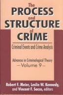 Tapa de The process and structure of crime
