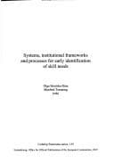 Tapa de Systems, institutional frameworks and processes for early identification of skill needs