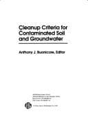 Tapa de Cleanup criteria for contaminated soil and water