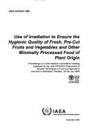 Tapa de Use of Irradiation to Ensure Hygienic Quality of Fresh, Pre-Cut Fruits and Vegetables and Other Minimally Processed Food of Plant Origin
