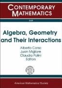 Tapa de Algebra, geometry and their interactions