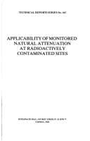 Tapa de Applicability of monitored natural attenuation at radioactively contaminated Sites