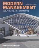 Tapa de Modern management
