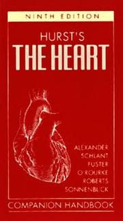 Tapa de Hurst's The heart, arteries, and veins companion handbook