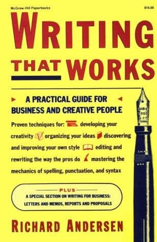 Tapa de Writing that works