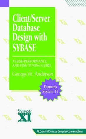 Tapa de Client/Server Database Design with SYBASE