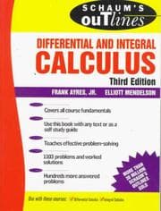 Tapa de Schaum's outline of theory and problems of differential and integral calculus