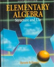 Tapa de Elementary algebra